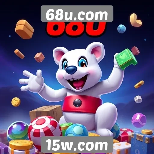 Variedade de jogos disponíveis em 68u.com